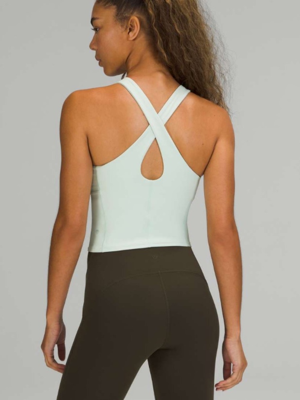 lululemon athletica Key to Balance Tank Top Size 12 Delicate Mint W1DAVS